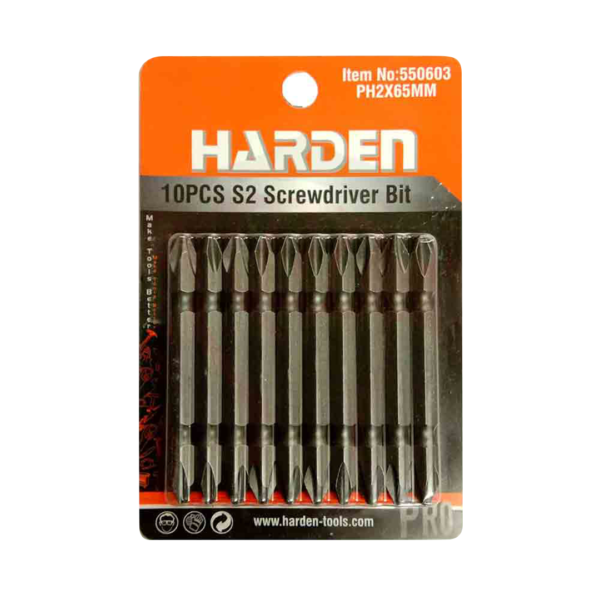 طقم سن مفك صليبة HARDEN
