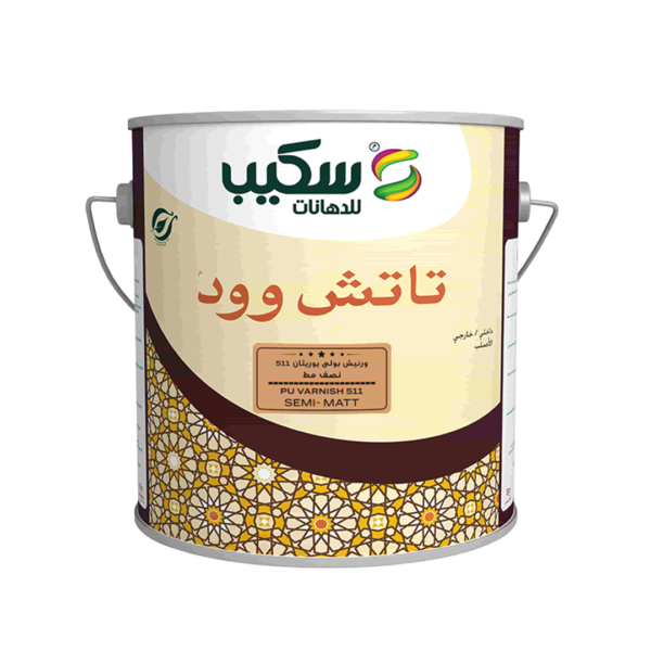 تاتش وود ورنيش بولي يوريثان نصف مط 511 Scib